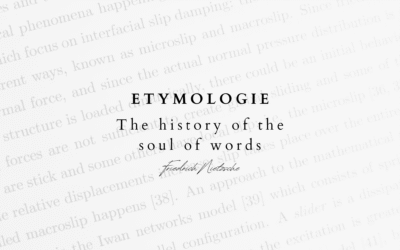 Etymologie: De geschiedenis van de ziel van woorden